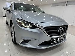 Mazda 6 Sedan 2.0L Push Start 2016 Silver Revcam Nav